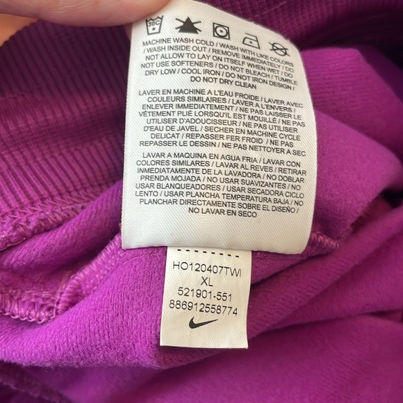 Nike The Athletic Department Purple Athletic Leisure Pants XL - Picture 8 of 8